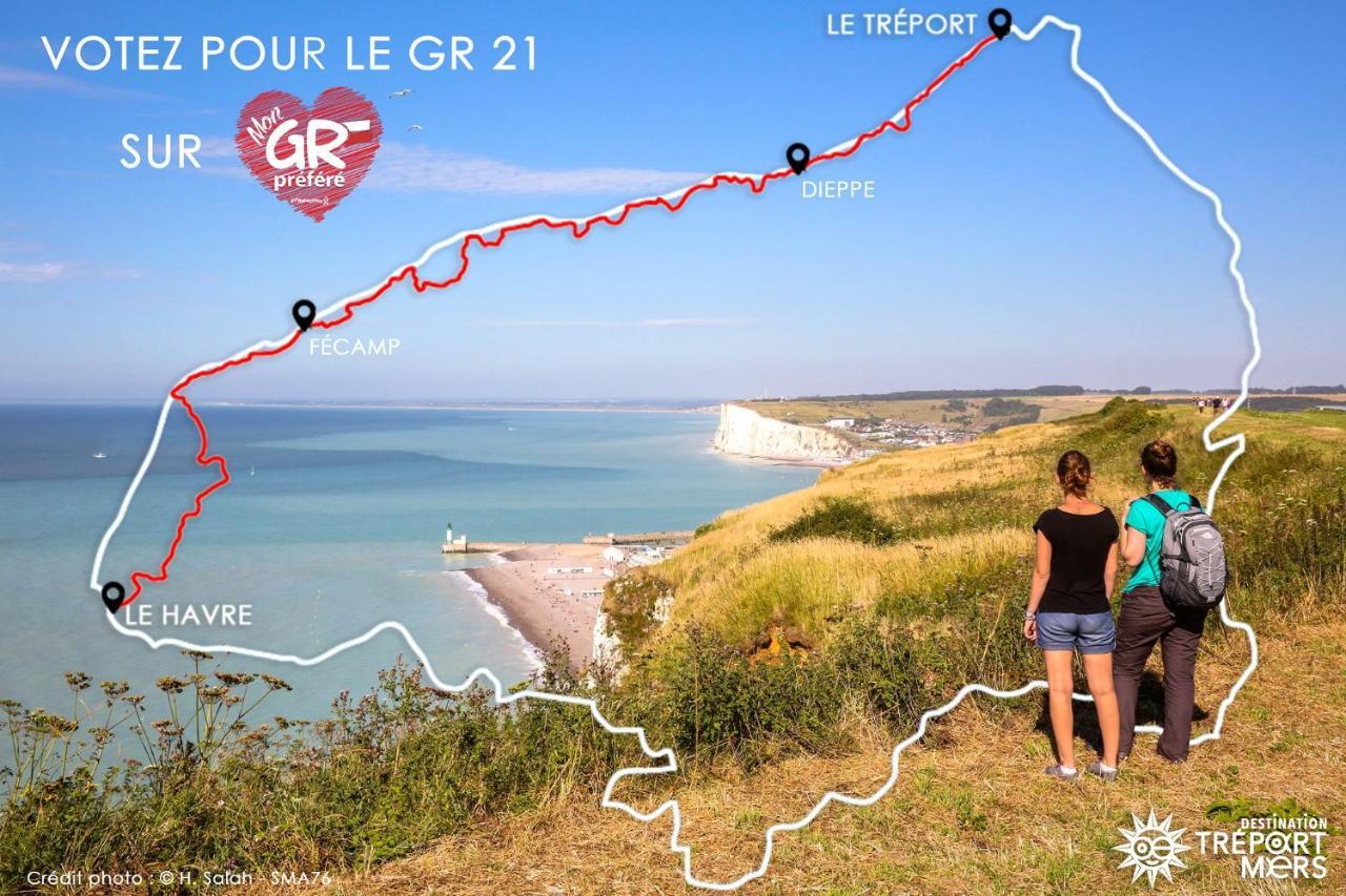 Idealement Situe "Le Studio" Les Locations Isahora Sont Aussi A 2 Pas Du Chateau D'Eu, Des Falaises Du Treport, De Mers Les Bains Et Aux Portes De La Baie De Somme Э (Приморская Сена) Экстерьер фото